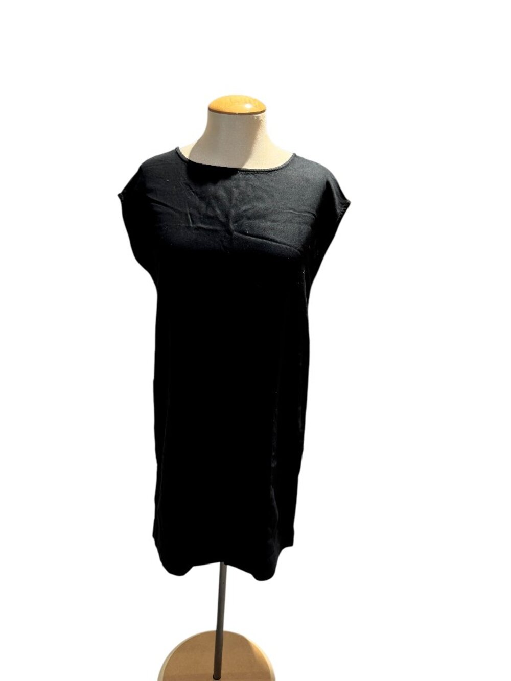 Wilfred Free black short-sleeve shift dress - XXS